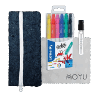 Blue Scribbles Pencil Case - Afbeelding 8