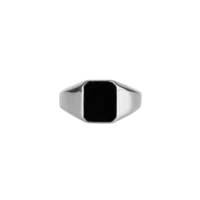 The Power of Onyx | Ring | Zilver