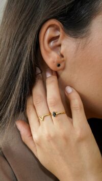 Perfect ‘V’ | Ring | Goud - Afbeelding 2