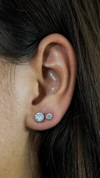 It’s a Stone Thing | Earstud Medium | Zilver - Afbeelding 2