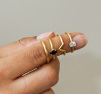 It’s a Stone Thing | Ring | Goud Zirkonia - Afbeelding 2