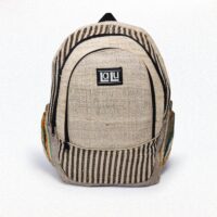 Deepson Striped Backpack | Organic Hemp - Afbeelding 2