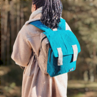Bikram Ocean Backpack | Organic Cotton