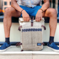 Basanta Natural Backpack | Hemp and Nettle