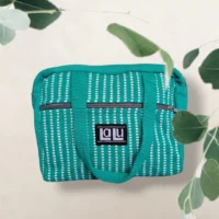 Ganga sea blue toiletry bag | Organic cotton