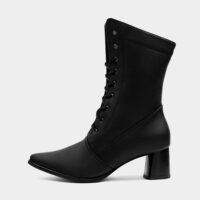 High Boots Black cactus leather boots