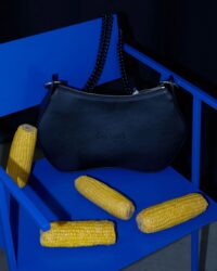 Noir BHMA Bag of grape-based vegan leather - Afbeelding 13