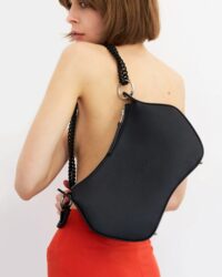 Noir BHMA Bag of grape-based vegan leather - Afbeelding 14