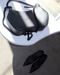 Noir BHMA Bag of grape-based vegan leather - Afbeelding 16