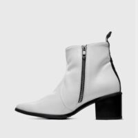 Swan No.1 White Nopal cactus leather boots