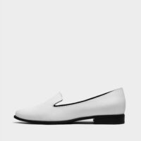 Lords White Loafers made of grape leather Vegea