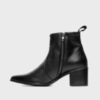 Swan No.1 Black Nopal cactus leather boots
