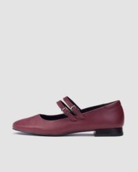 Cherry Mary Jane Pumps burgundy ballerinas - Afbeelding 14