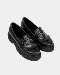 Chunky Loafers Black Grape Leather Loafers - Afbeelding 3