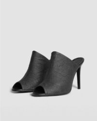 Urban Chic Black Pina sandals of Pinatex - Afbeelding 2