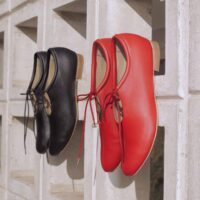 Akira Pumps Black Nopal ballerinas made of cactus leather