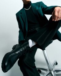 Laced-up Ankle Boots made of vegan corn leather - Afbeelding 14