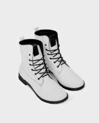 Workers No. 2 White  Boots made of Desserto® cactus leather - outlet - Afbeelding 2