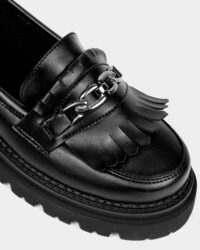 Chunky Loafers Black Grape Leather Loafers - Afbeelding 5