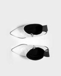 Swan No.1 White Nopal cactus leather boots - outlet - Afbeelding 3