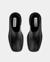 Squared Mule Black made of Grape Leather - Afbeelding 2