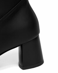 High Boots Black cactus leather boots - Afbeelding 4