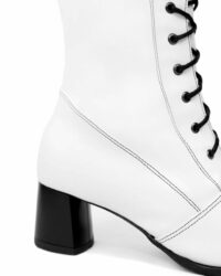 High Boots White cactus leather boots - outet - Afbeelding 4
