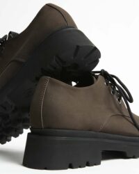 Chunky Derbs No 2 Chocolate suede brown - Afbeelding 4