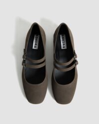 Chocolate Mary Jane Pumps brown ballerinas - Afbeelding 3