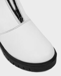 Cyber Boots White cactus leather ankle boots - Afbeelding 4