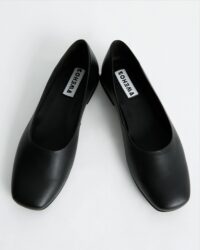 Black Diana Pumps black ballerinas with a square-cut shape - Afbeelding 4