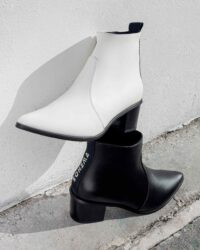 Swan No.1 White Nopal cactus leather boots - outlet - Afbeelding 5