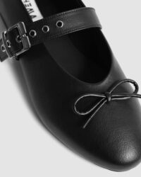 Mara Pumps black ballerinas with a bow - Afbeelding 4