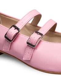 Mary Jane Pumps No. 2 Pink ballerinas made of Vegea grape leather - Afbeelding 6