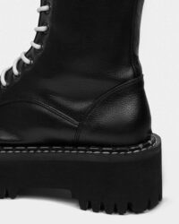 Worker Monster Black Vegea grape leather boots - Afbeelding 6