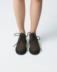 Chunky Derbs No 2 Chocolate suede brown - Afbeelding 7