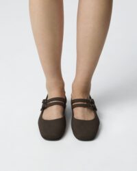 Chocolate Mary Jane Pumps brown ballerinas - Afbeelding 5