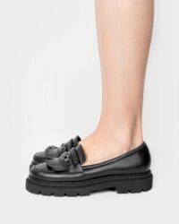 Chunky Loafers Black Grape Leather Loafers - Afbeelding 7