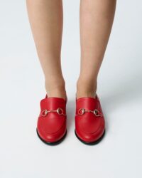 Shiv Loafers red women's moccasins - Afbeelding 6