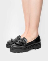 Chunky Loafers Black Grape Leather Loafers - Afbeelding 8