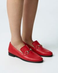 Shiv Loafers red women's moccasins - Afbeelding 7