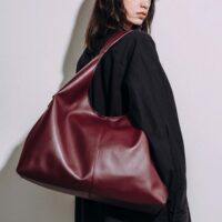 Bohema Slouchy Shopper Bag Burgund