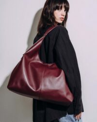Bohema Slouchy Shopper Bag Burgund - Afbeelding 21