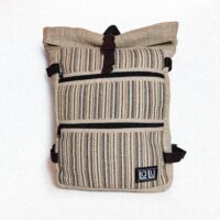 Basanti Stripe Backpack | Organic Hemp and Cotton - Afbeelding 6