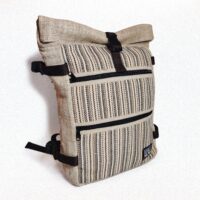 Basanti Stripe Backpack | Organic Hemp and Cotton - Afbeelding 7
