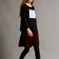 Falda granate KNEBEL - Afbeelding 3