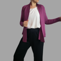 chaqueta morada MAGNOLIA