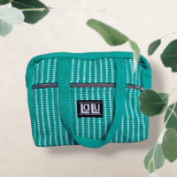 Ganga sea blue toiletry bag | Organic cotton - Afbeelding 4