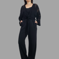 Pantalón negro HANA - Afbeelding 7