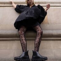 Tiger chelsea black boots